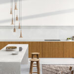 Modern One-Wall Kitchen in Caesarstone 4011 Cloudburst Concrete 1723