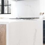 Nordic kitchen with Island in Caesarstone 5031
