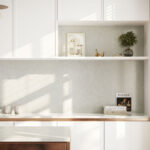 Caesarstone 5310 Brillianza modern kitchen with island