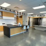 caesarstone calgary showroom countertop