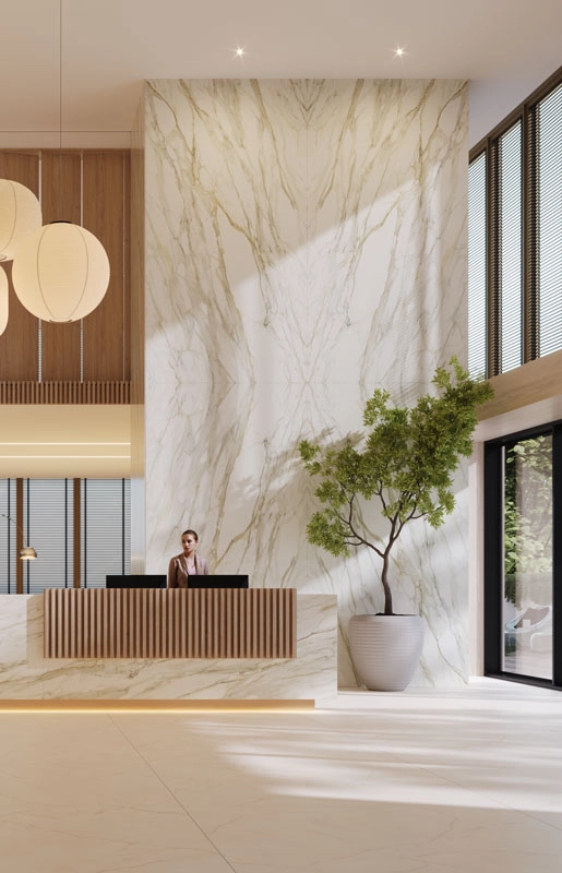 Porcelain Surface 506 Mirabel and 504 Lumena