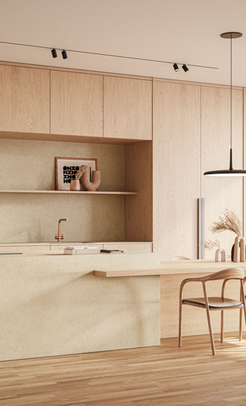 Porcelain Countertop 543 Marenstone Kitchen