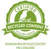 SCS Recycled Maerials min 80%