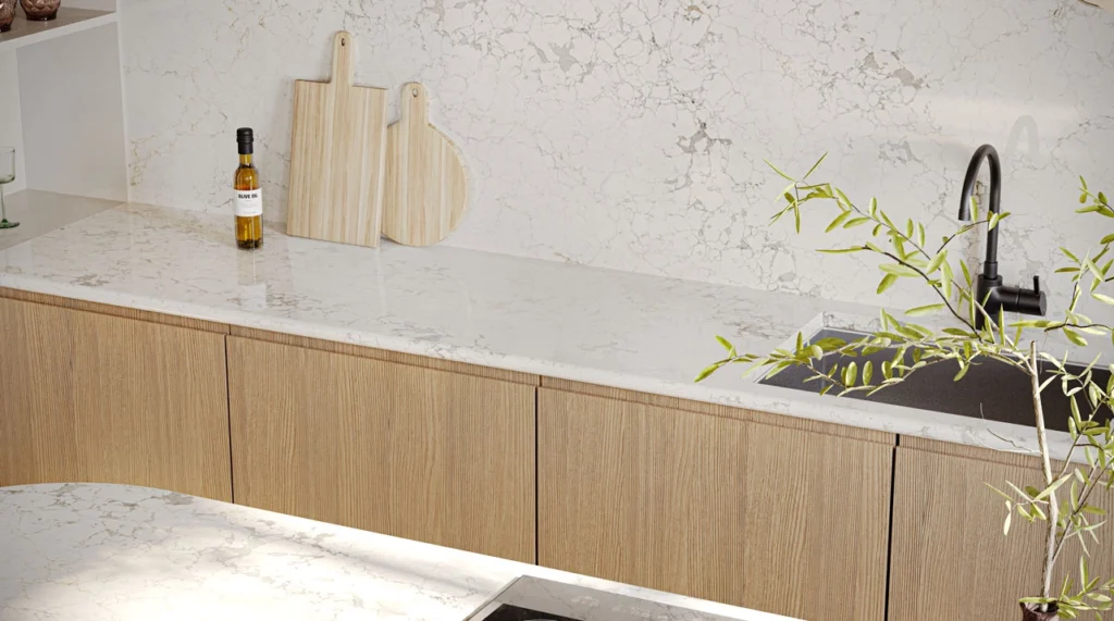 5105 calacatta dreamwave backsplash kitchen