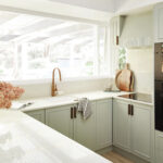 Nordic kitchendesigned by three birds renovations with Caesarstone ICON 8252 Sedara
